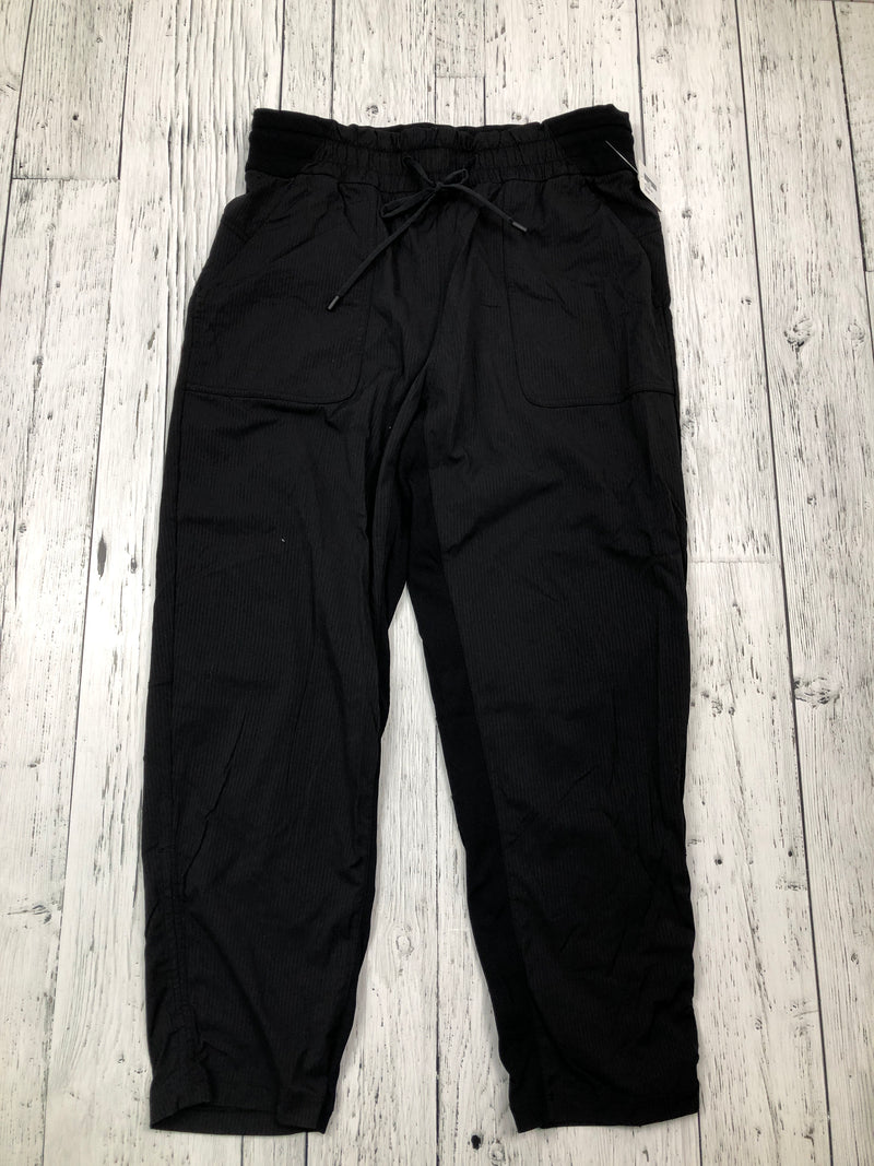 lululemon black track pants - Hers M/8