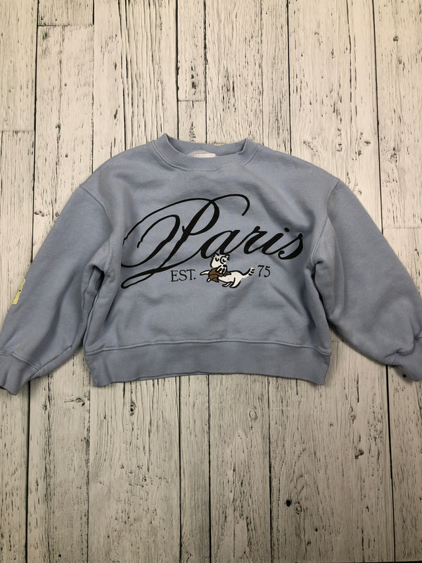 Zara blue graphic sweatshirt - Girls 10