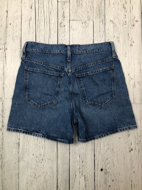 Madewell mid-length blue denim shorts - Hers XS/25