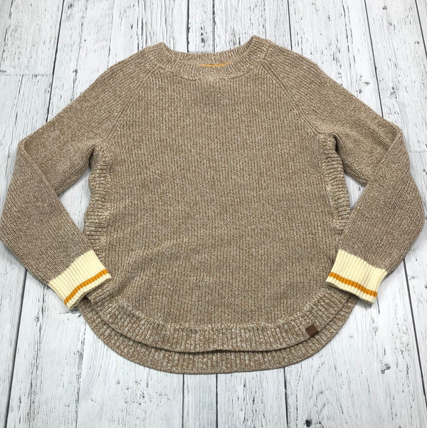 Roots beige knitted sweater - Hers S