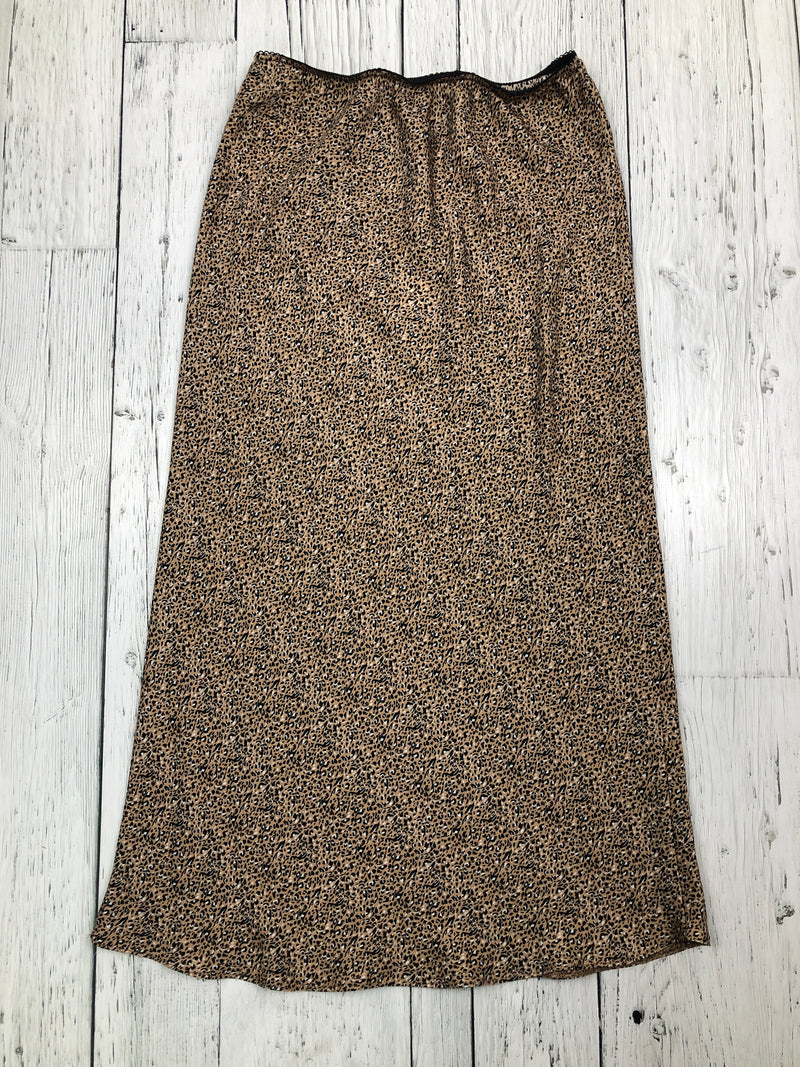 Gentle Fawn brown patterned skirt - Hers XS