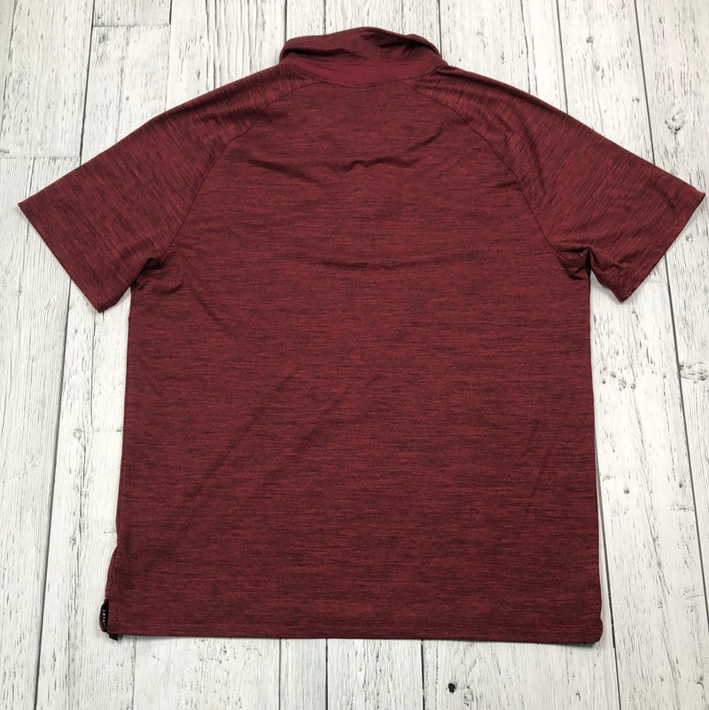 Hurley burgundy golf shirt - His M