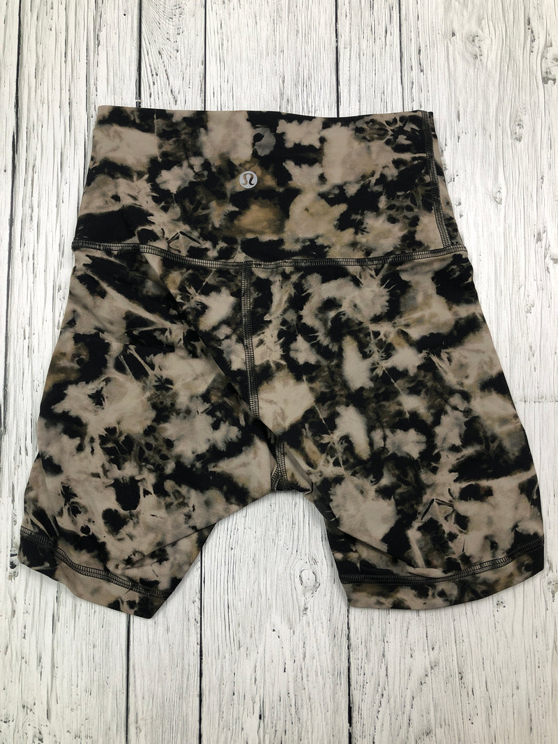 lululemon brown black patterned shorts - Hers XS/2