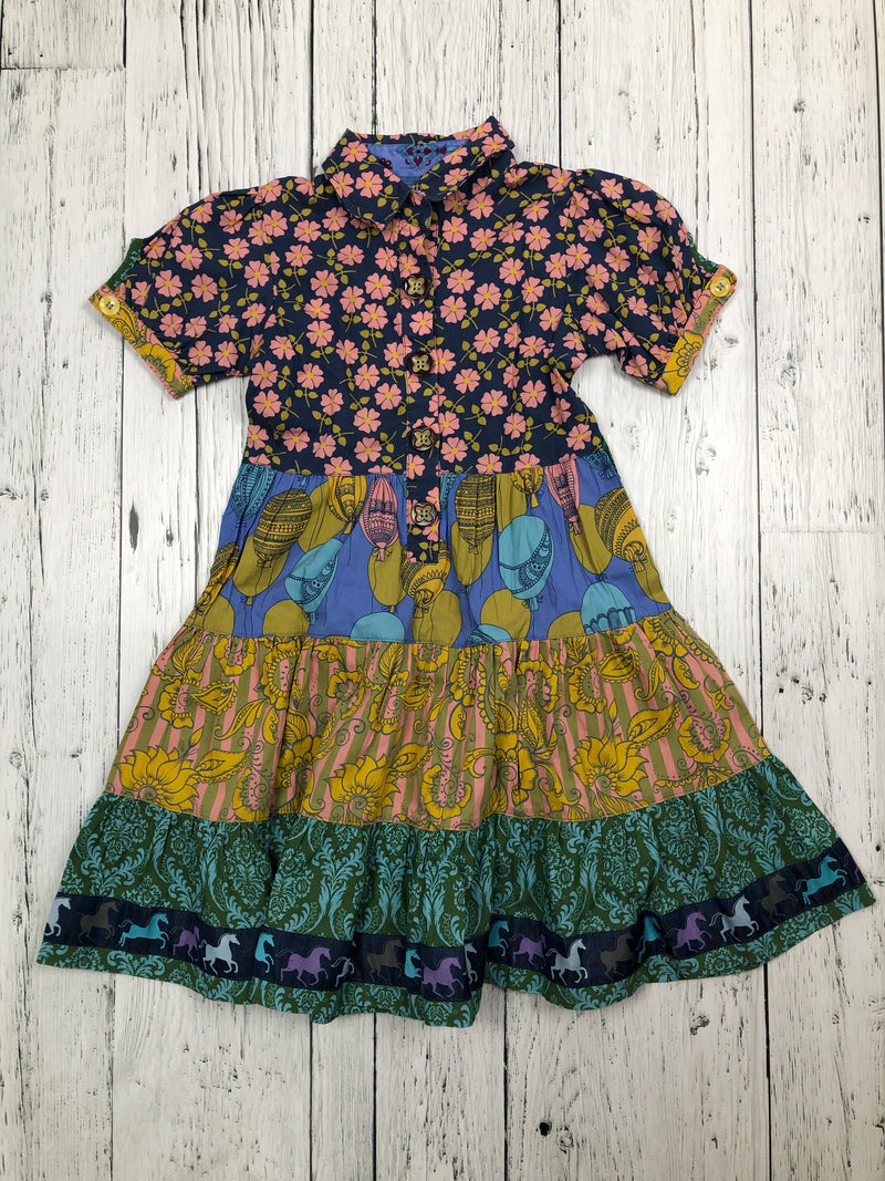 Matilda Jane green blue patterned dress - Girls 6 SproutzUturn Matilda Jane green blue patterned dress - Girls 6 SproutzUturn