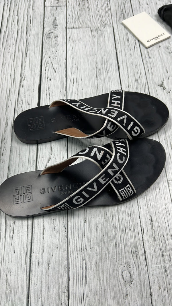 Givenchy black/white sandals sz39