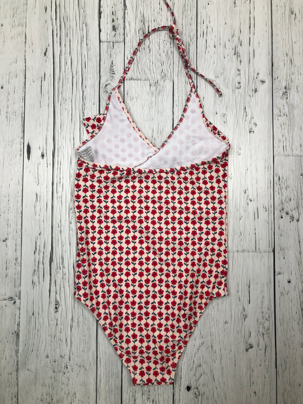 As Rose Rich white red floral swimsuit - Girls 14