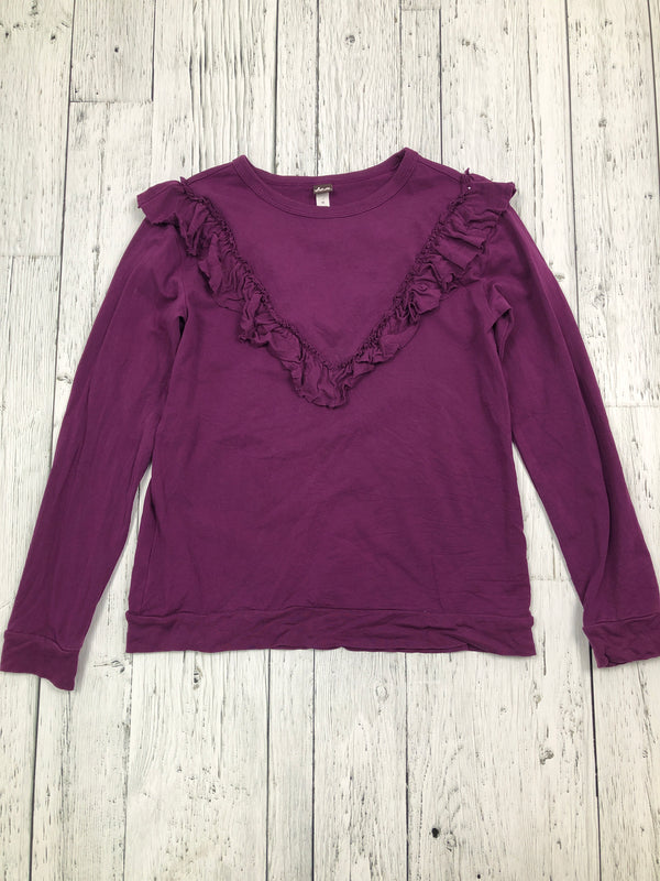 Tea purple long sleeve shirt - Girls 14