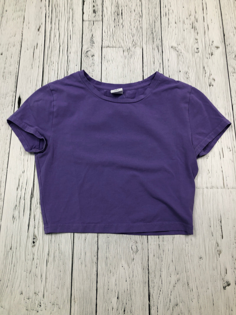 Tna purple cropped t-shirt - Hers S