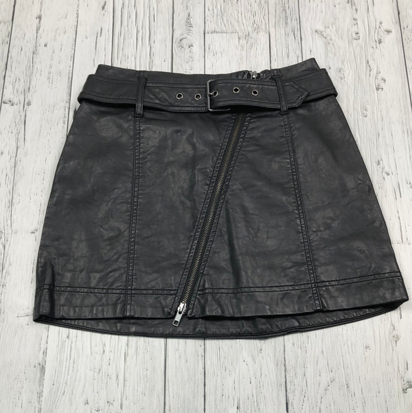 Free People black leather skirt - Hers XS/2