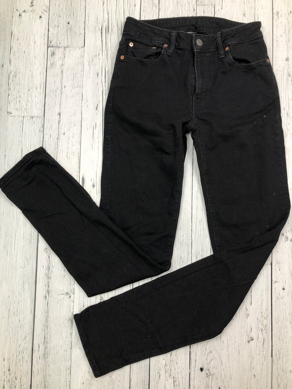 American Eagle slim straight black jeans - His S/30