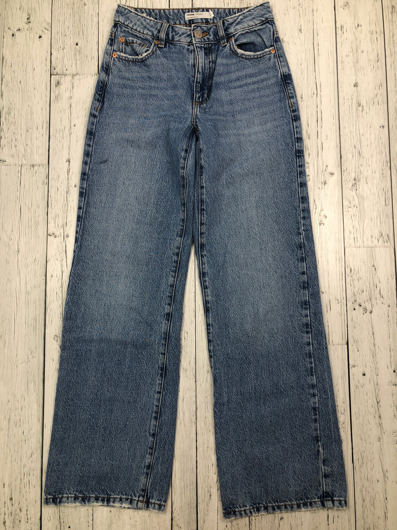 Garage wide leg blue jeans - Hers XS/25