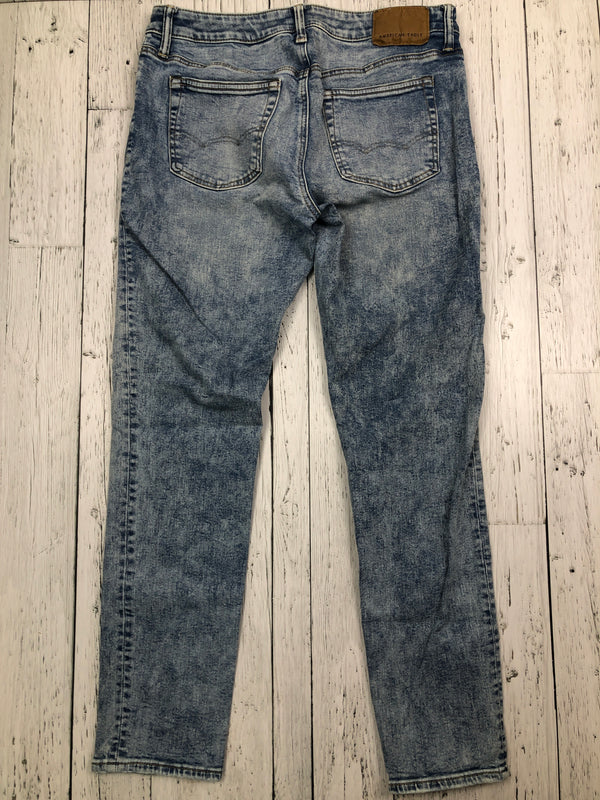 American Eagle skinny blue jeans - His M/33x32