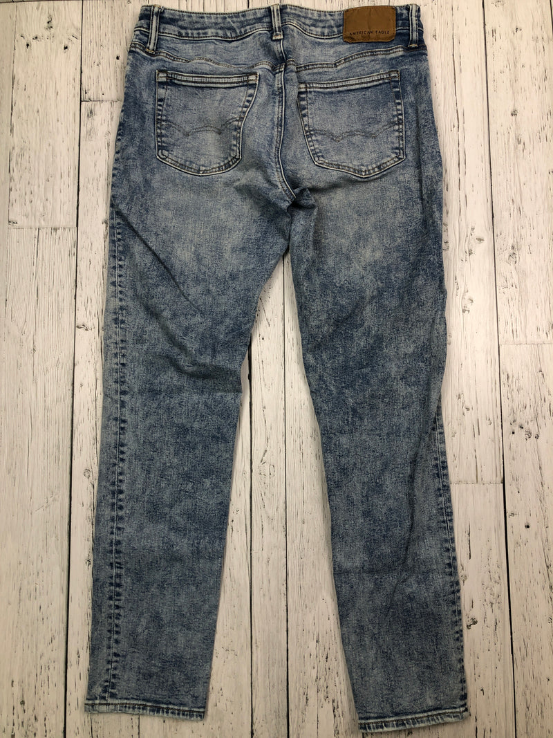 American Eagle skinny blue jeans - His M/33x32