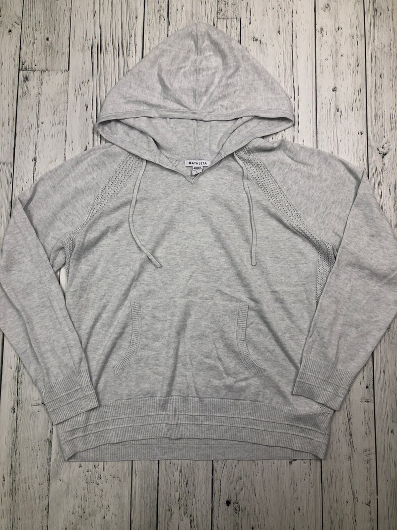 Athleta grey hooded shirt - Hers L