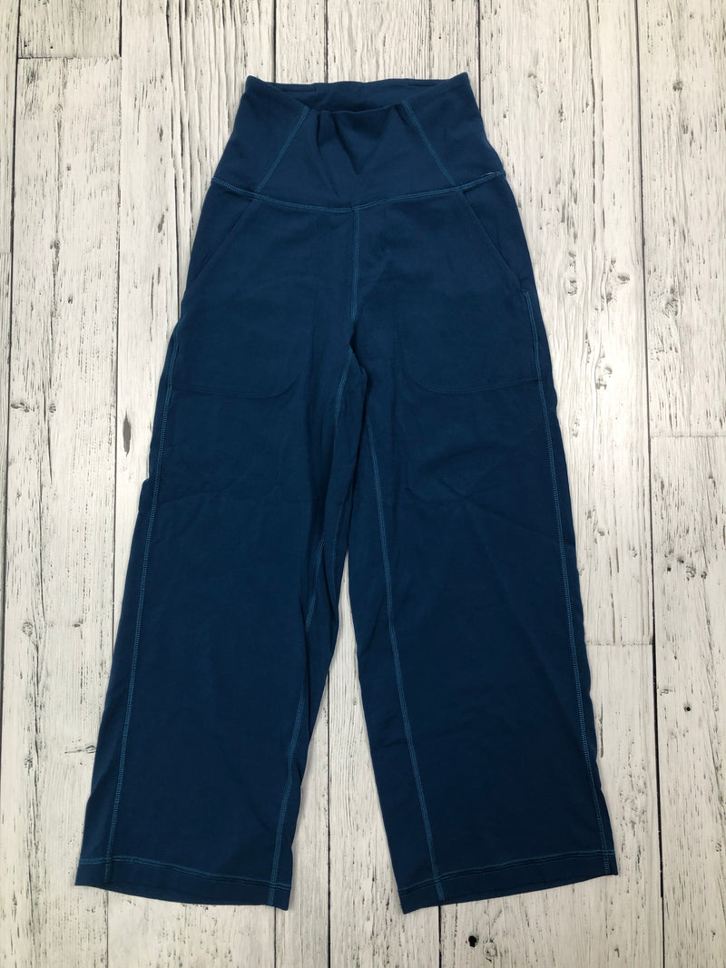 lululemon blue yoga pants - Hers XS/0