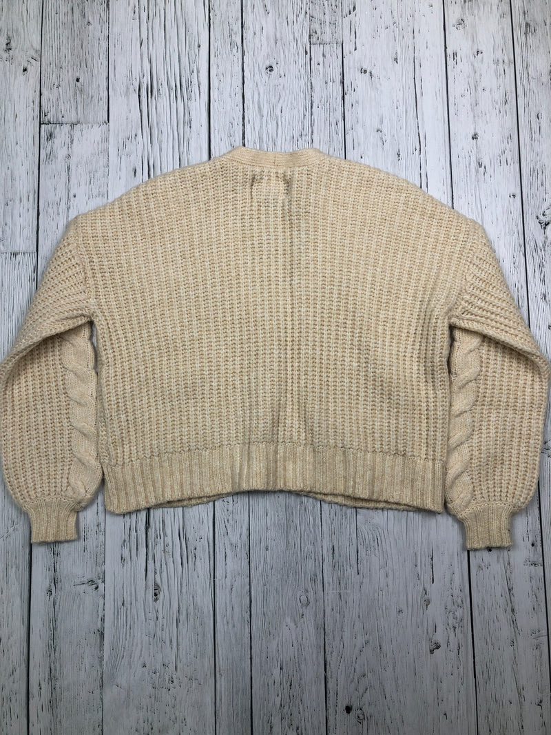 American Eagle white knitted sweater - Hers XS