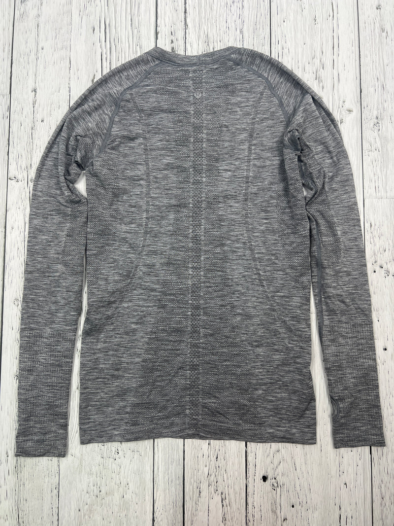 lululemon grey long sleeve shirt - Hers M/8