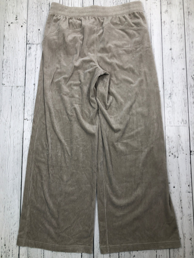 lululemon beige textured pants - Hers M/10