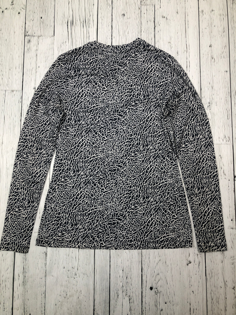 Nike golf black white long sleeve shirt - Hers M