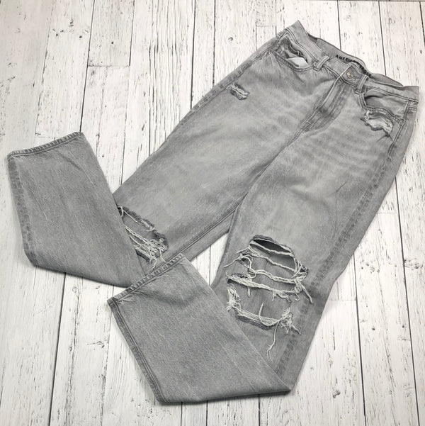 American Eagle grey distressed jeans - Hers M/10