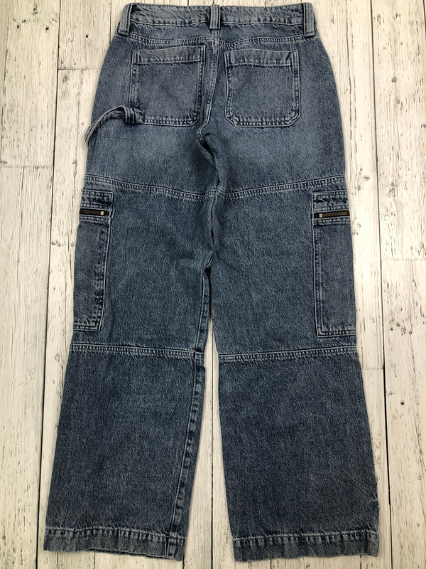 Garage blue wide leg jeans - Hers M/27/5