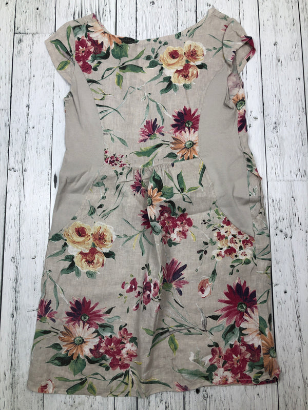 Me&Gee brown pink floral dress - Hers M