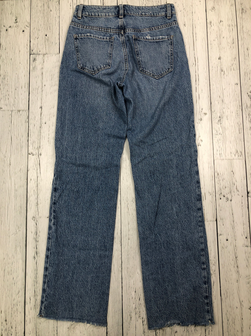 Garage straight blue jeans - Hers XXS/24