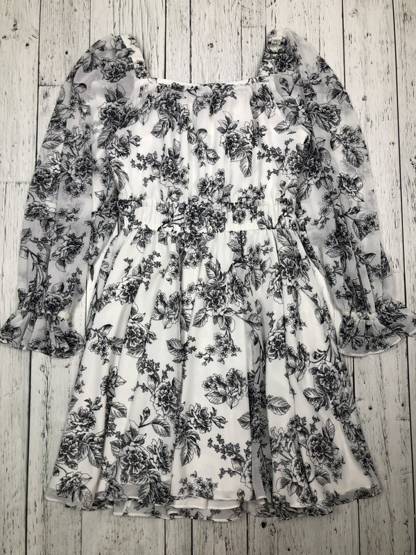 Rachel Parcell white black floral dress - Hers S/4