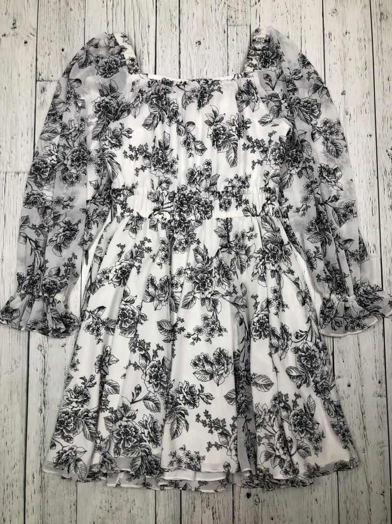Rachel Parcell white black floral dress - Hers S/4