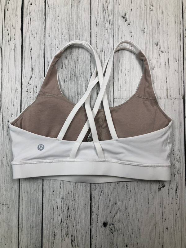 lululemon white sports bra - Hers M/8