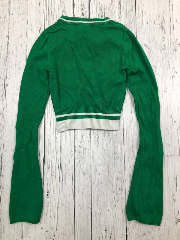 Garage green white shirt - Hers XS