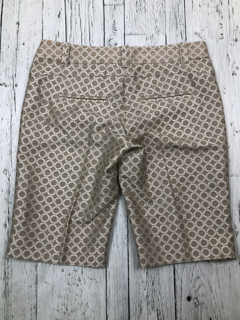Cartonnier beige white patterned shorts - Hers S/4