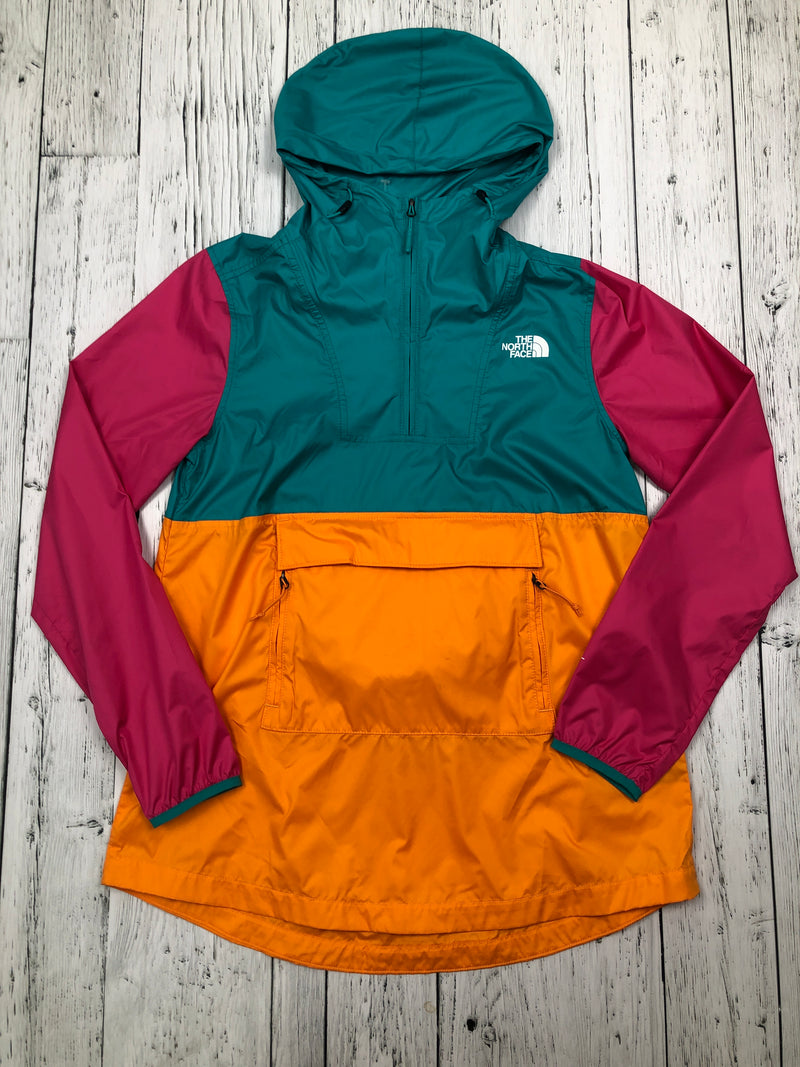 The North Face blue pink orange windbreaker - Hers XS