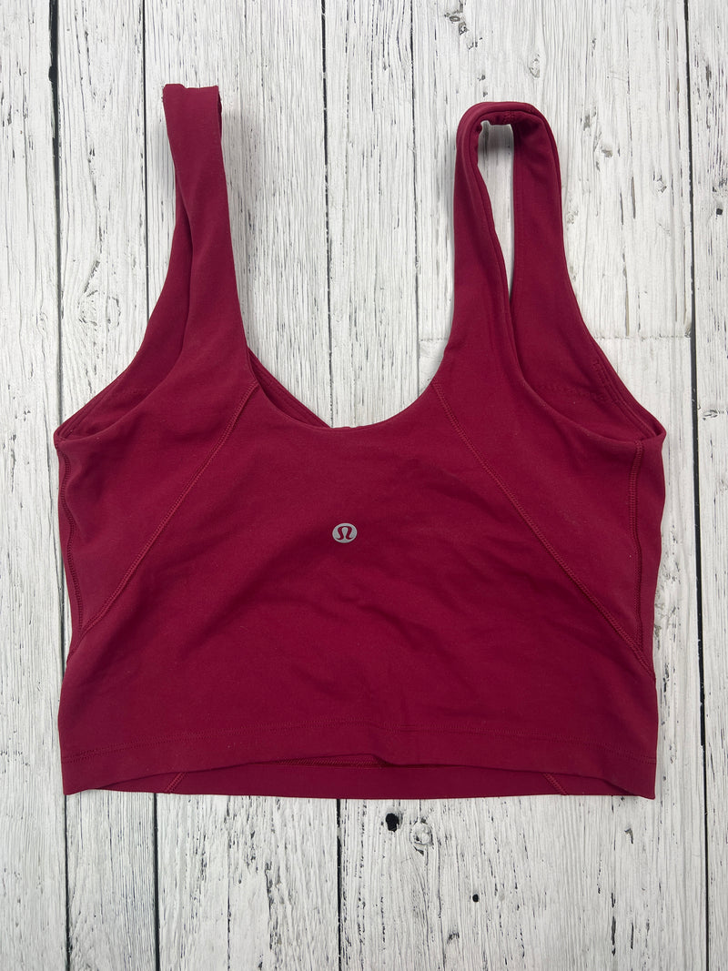 lululemon burgundy tank top - Hers S/4