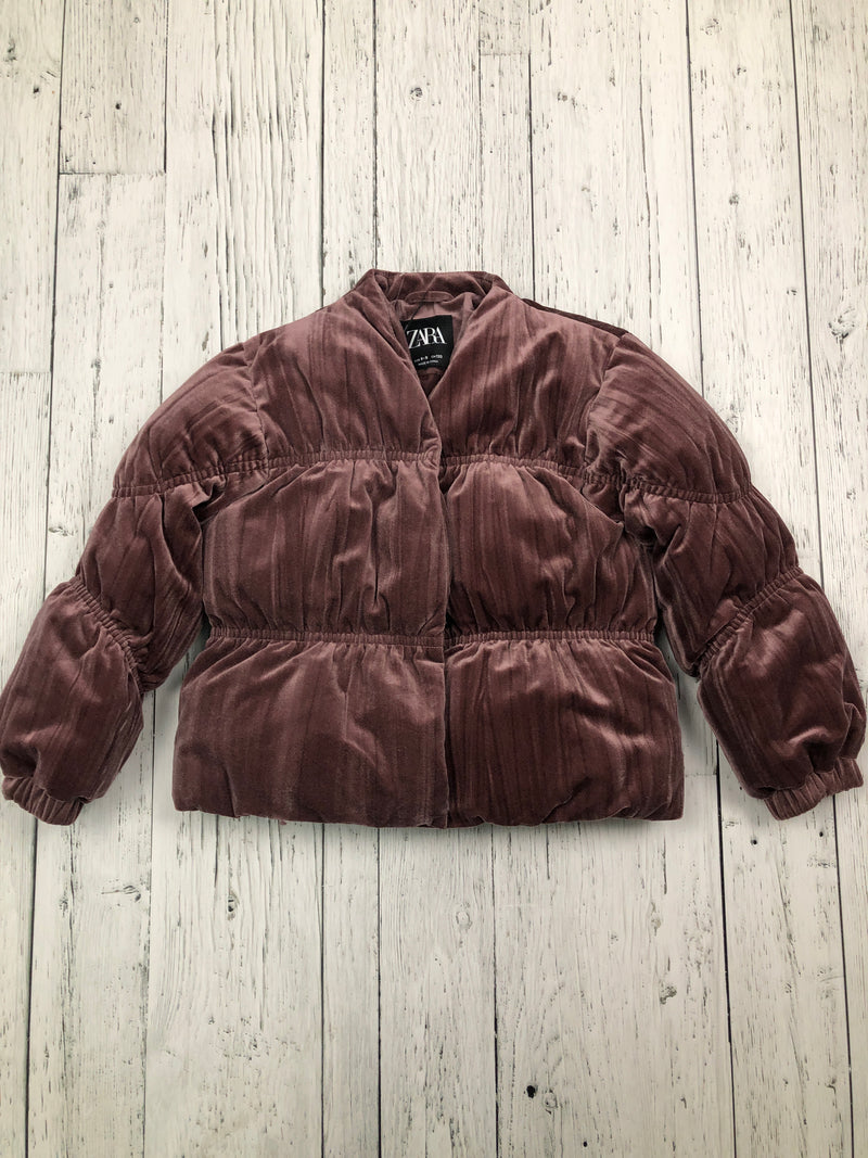 Zara purple Satan jacket - Girls 8