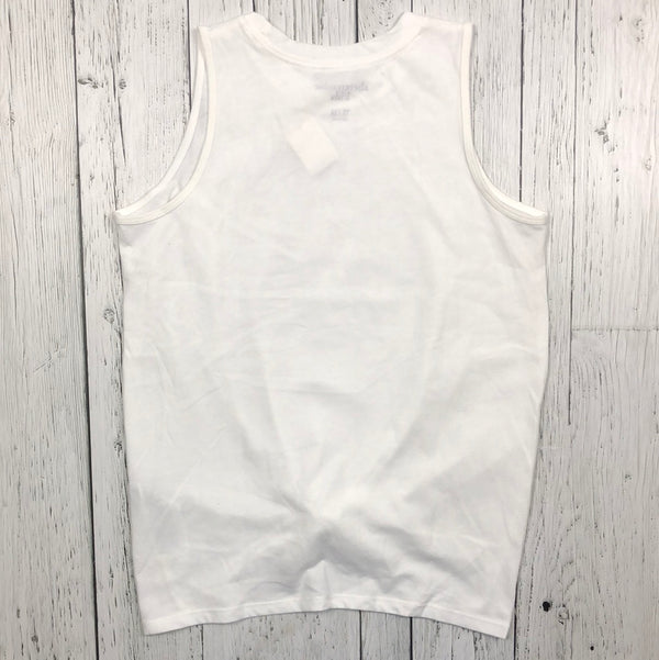 Abercrombie kids white graphic tank top - Girls 13/14