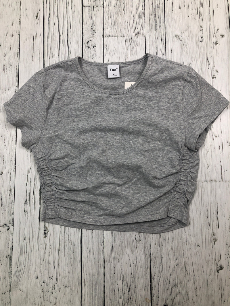 Tna grey cropped t-shirt - Hers M