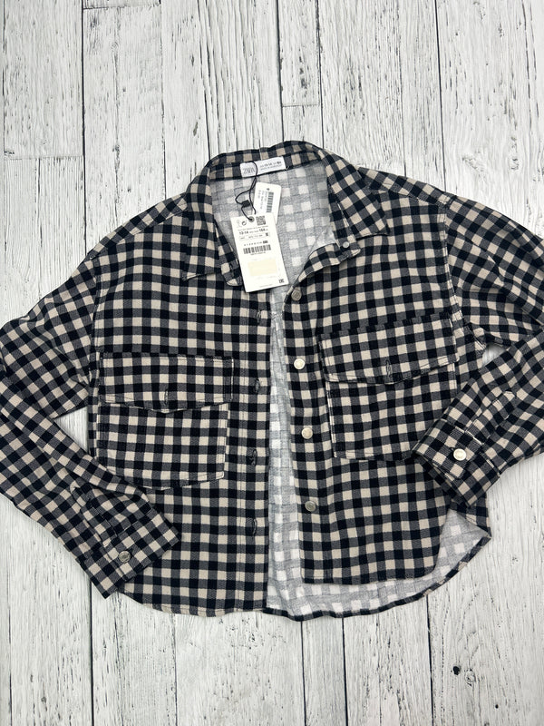 Zara plaid button up shirt - Girls 13/14