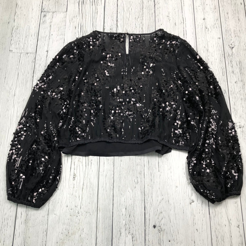 RW&CO black sparkle shirt - Hers XL