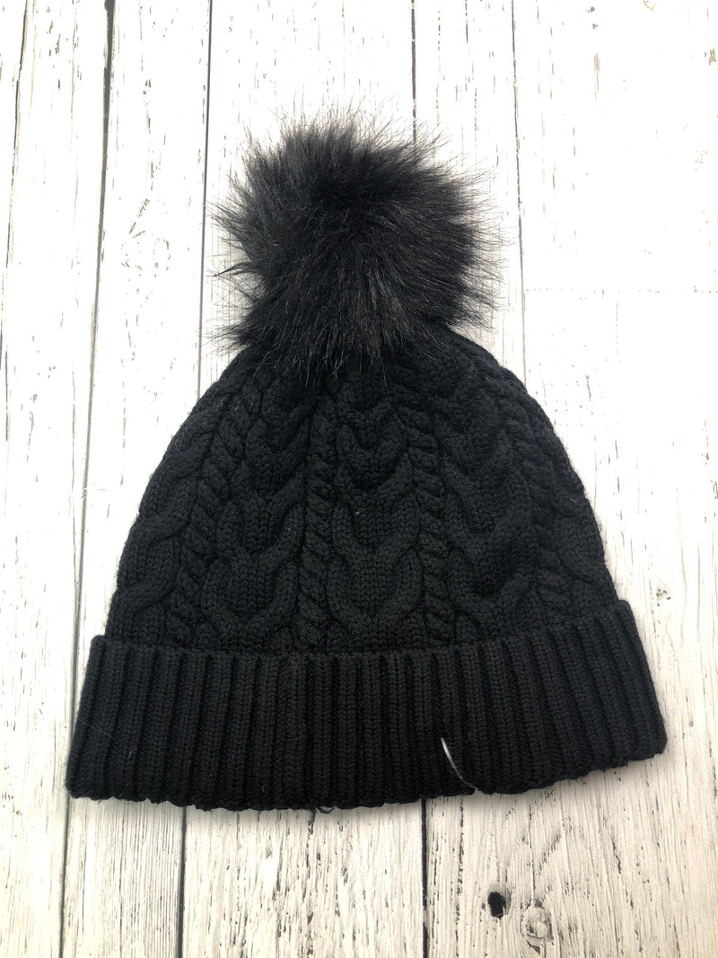 lululemon Black Cable Knit Pom-Pom Toque - Hers O/S