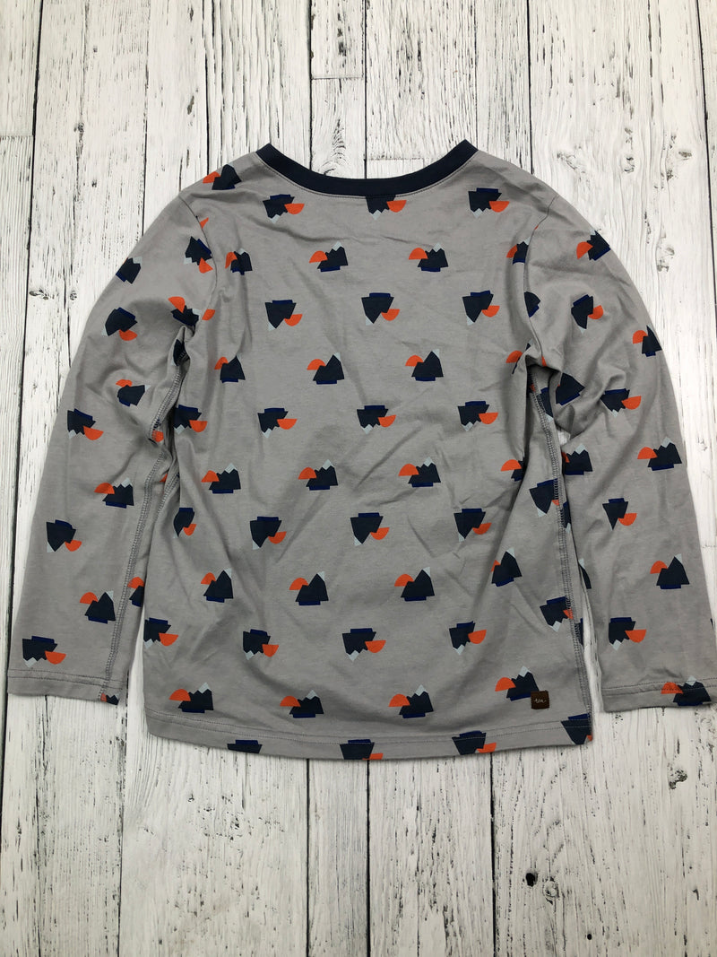 Tea grey patterned shirt - Boys 8