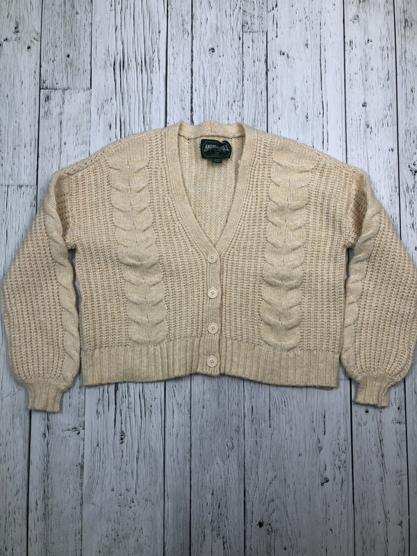 American Eagle white knitted sweater - Hers XS