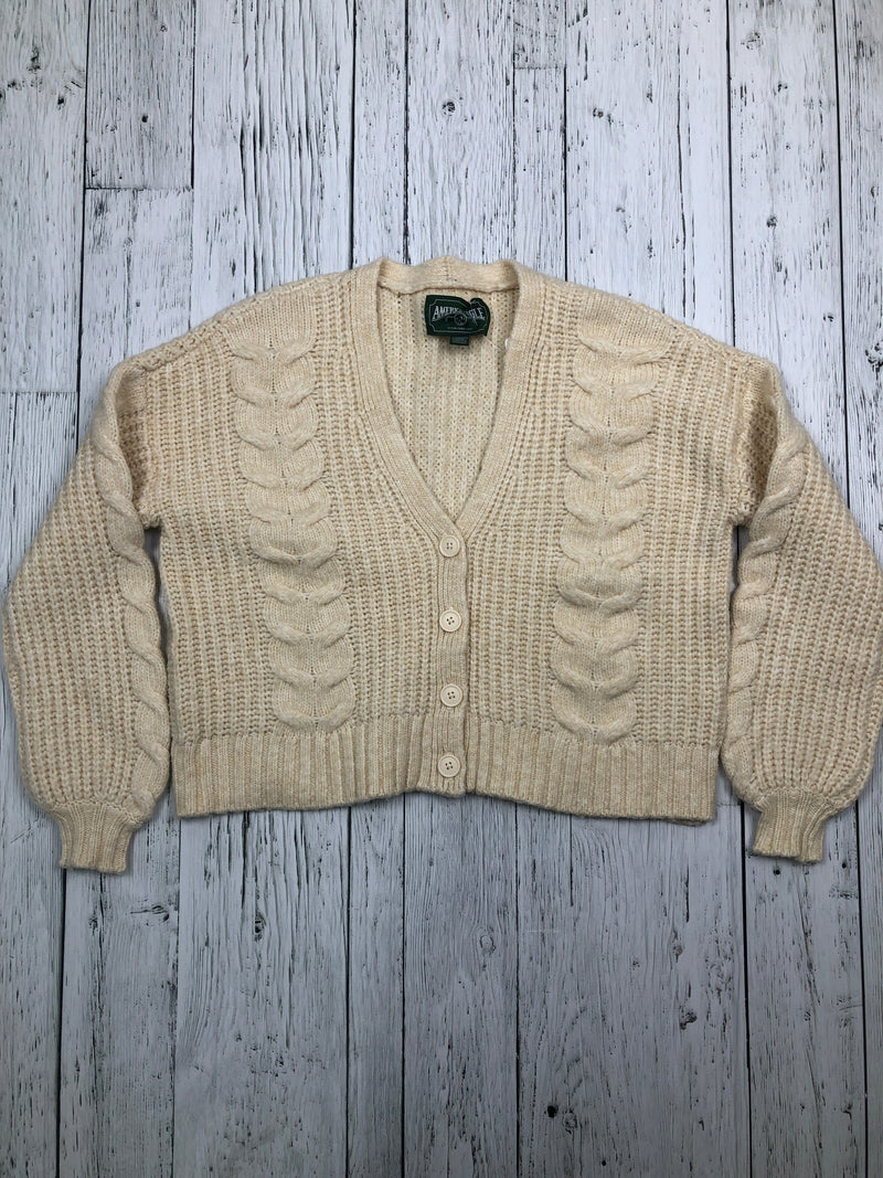 American Eagle white knitted sweater - Hers XS