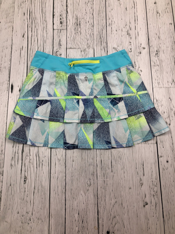 ivivva blue green patterned skirt - Girls 14