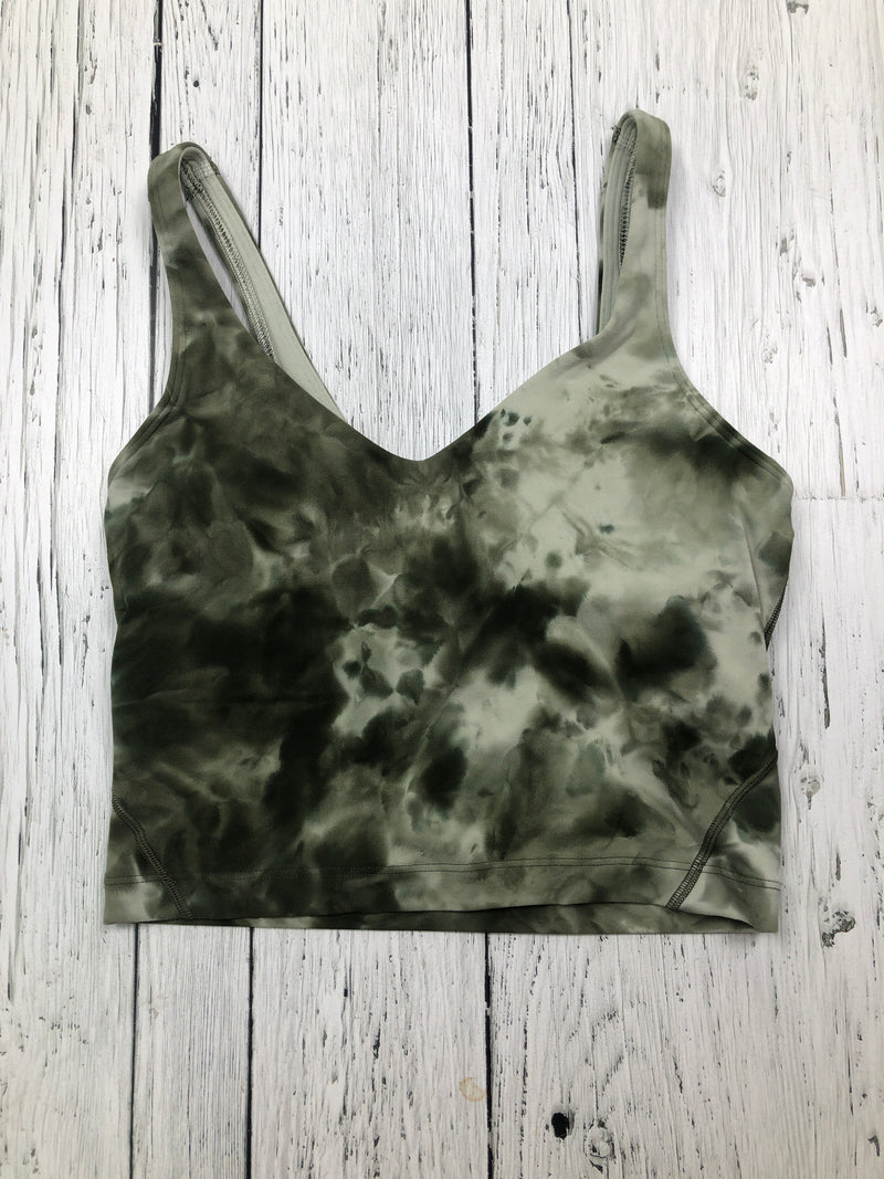 lululemon green patterned tank top - Hers XS/2