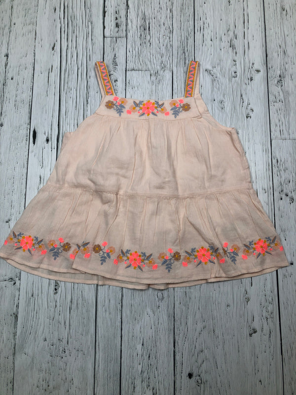 Gap pink floral tank top - Girls 8
