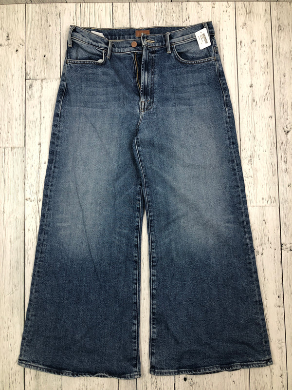 Mother blue flared wide leg jeans - Hers M/30