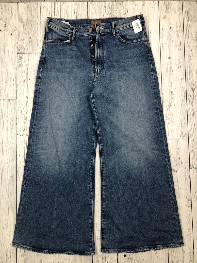 Mother blue flared wide leg jeans - Hers M/30