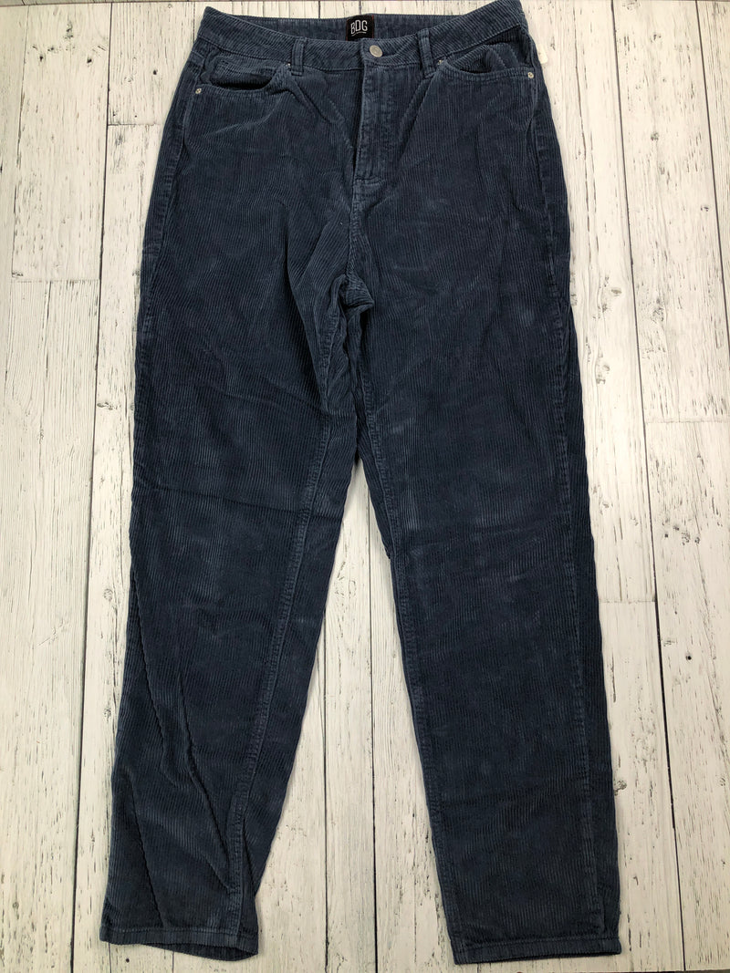 BDG blue corduroy mom high rise pants - Hers M/30