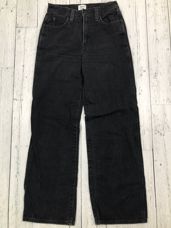 Sunday Best Aritzia black wide leg jeans - Hers XS/2